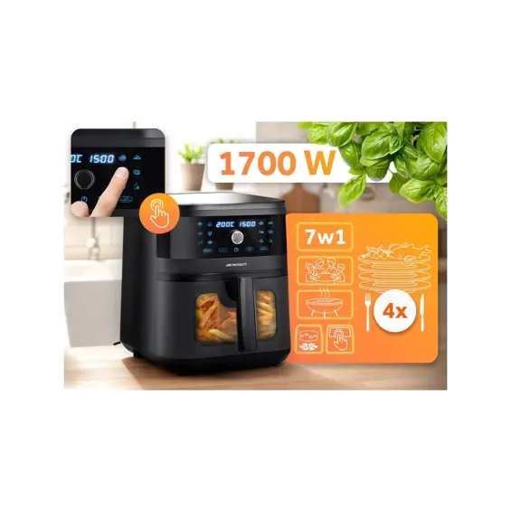 Berdsen BD-661 crna friteza – snažna i učinkovita za zdravije prženje