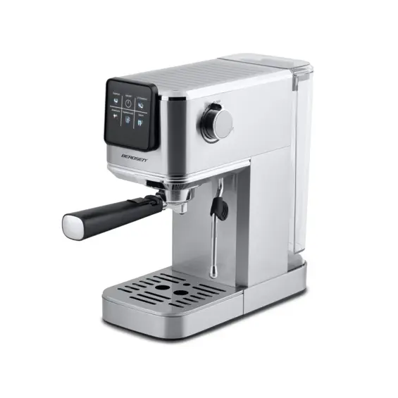 Berdsen BD-770 ručni espresso aparat 20 bara, srebrni – jednostavno i brzo pripremanje kave