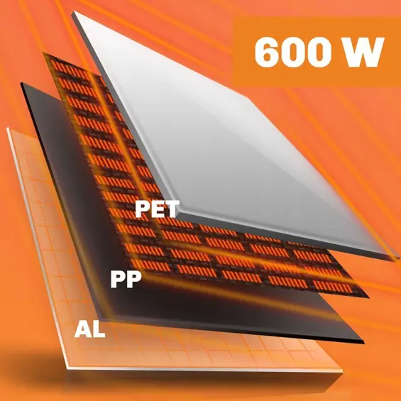 Berdsen BD-980 infracrveni grijaći panel 600 W 100 × 60 cm