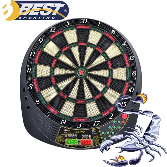 Best Sporting Exeter elektronički pikado s 2 LED zaslona i 12 strelica