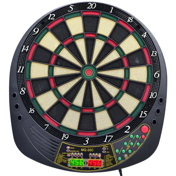 Best Sporting Exeter elektronički pikado s 2 LED zaslona i 12 strelica