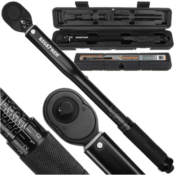 Bigstren 26079 moment ključ 3/8", 7–112 Nm, ±4%, s certifikatom i koferom