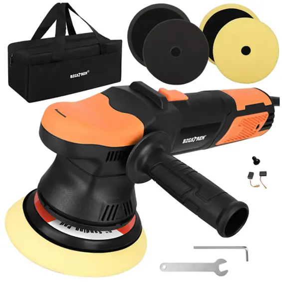 Bigstren DA 125 ekscentrična polirka 900 W – Dual Action polirka s regulacijom brzine i nastavkom 125 mm
Opis proizvoda