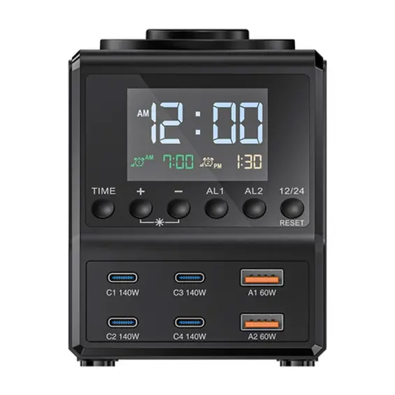 BlitzWolf BW-FW10 punjač i LED budilica 240 W