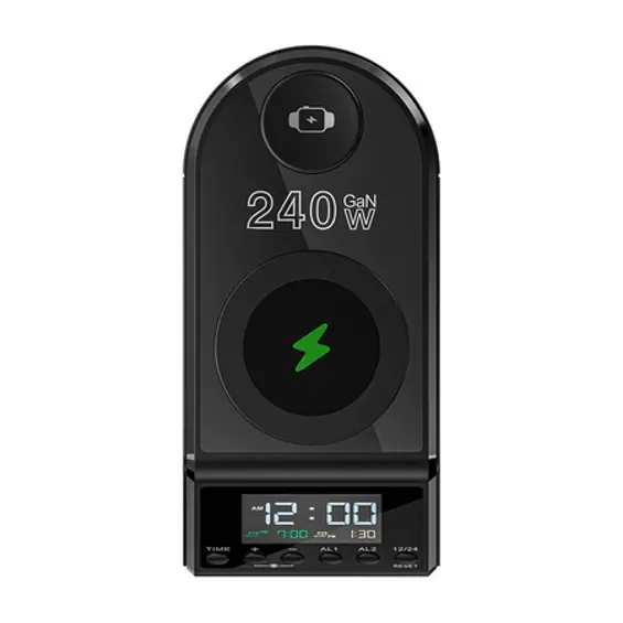 BlitzWolf BW-FW10 punjač i LED budilica 240 W