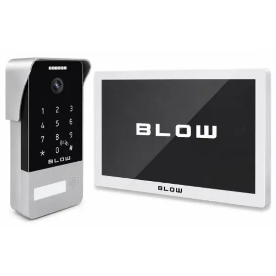 BLOW 79-750 10,1" WiFi video portafon 2-žični – Tuya Smart, Full HD 2 MP, RFID, otvaranje vrata i kapije
