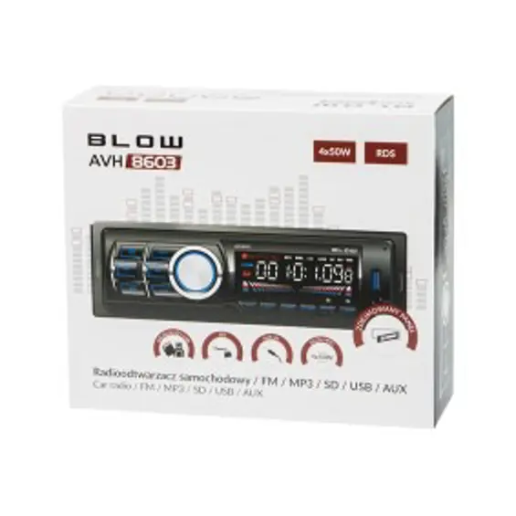 BLOW AVH-8603 1 DIN auto radio s Bluetoothom i RDS-om