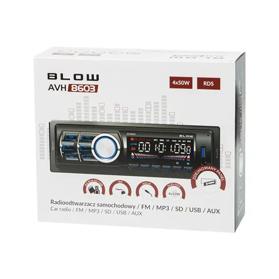 BLOW AVH-8603 1 DIN auto radio s Bluetoothom i RDS-om