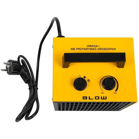 BLOW EH-02 (44-904) – Električna keramička grijalica s ventilatorom 2000 W, podesivi termostat, 2 razine grijanja