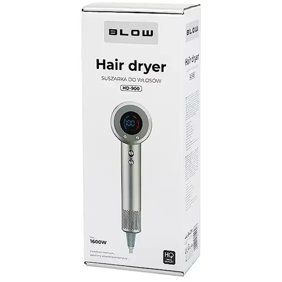 BLOW HD-900 sušilo za kosu 1600 W s BLDC motorom i LCD zaslonom