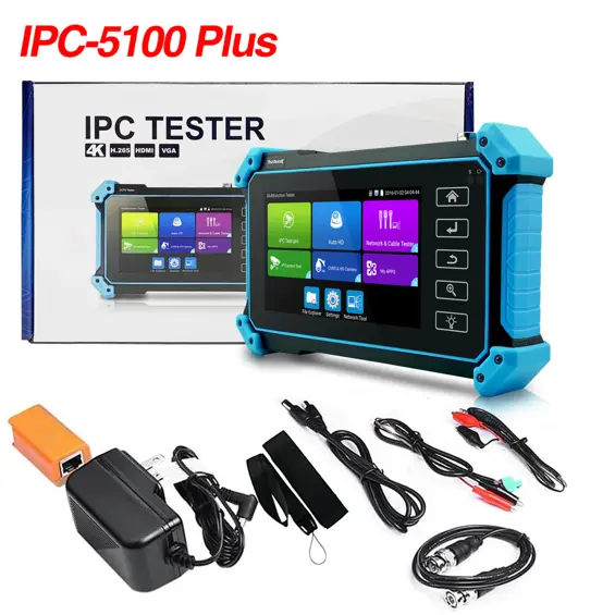 BLOW IPC-5100 Plus Tester za CCTV Kamere – 8 MP, 4K, 5" IPS Dodirni Zaslon, PoE, Wi-Fi
