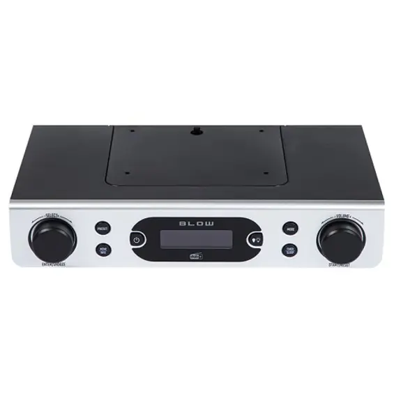 BLOW RK2 kuhinjski radio FM/DAB+ 2 × 5 W s LCD zaslonom – srebrni