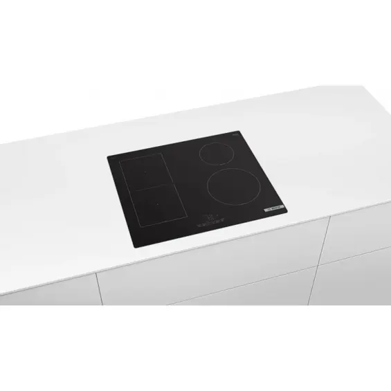 BOSCH Serie 4 PVS61RBB5E – Ugradbena indukcijska ploča 60 cm, 4 zone, CombiZone, PowerBoost, TouchSelect, 6900 W, crna