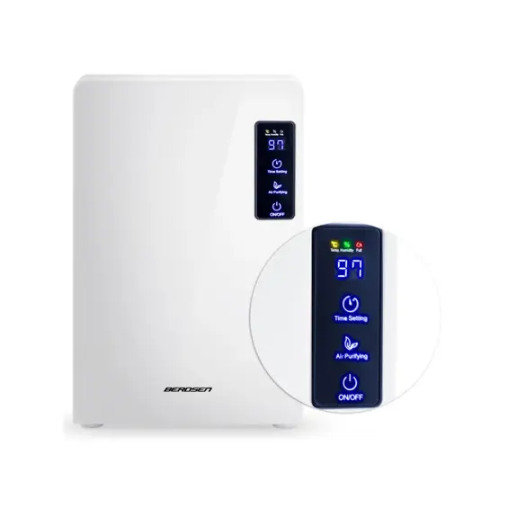 BR-22A-Odvlaživač Zraka Berdsen Bijeli - Apsorber Vlage 2.2L, 220W, Do 20m²