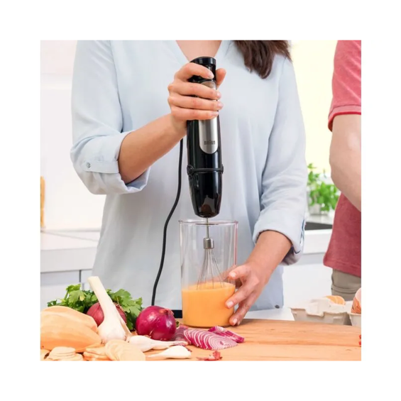 Braun MQ 7075 X MultiQuick 7 Štapni Mikser – 1000W, ActiveBlade Tehnologija, Inox/Crni