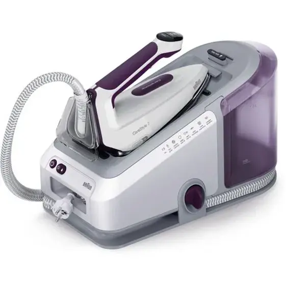 Braun Parna Postaja IS7266VI CareStyle 7 Pro – 2700W, 7,5 Bara Tlaka, iCare Tehnologija, Ljubičasta