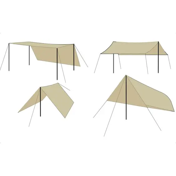 Brunner UV Sunny Tarp – Univerzalna tenda/cerada za zaštitu od sunca i kiše 2x3m