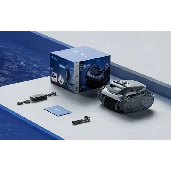 Bublue C10 robotski čistač bazena – bežični pool robot, 120 min rada, 3 motora, Bluehole™ AI navigacija, čišćenje dna, zidova i linije vode