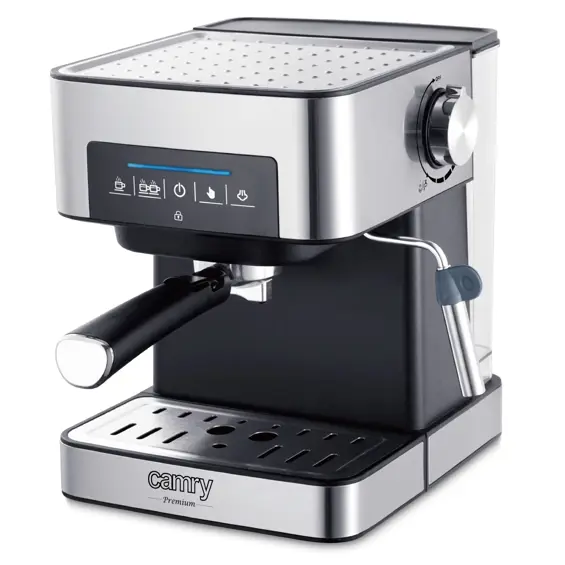 Camry CR 4410 Aparat za Espresso 15 Bar – 1000 W, Cappuccino, Dodirna Upravljačka Ploča
