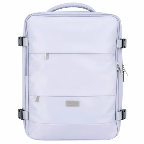 Camry CR 6880 putni ruksak 24 L – 40 × 20 × 30 cm, za laptop 17", USB-A/USB-C, svijetlo ljubičasti