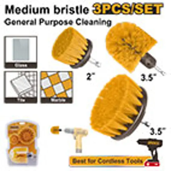 Četke za bušilicu 3kom set WCBM0301