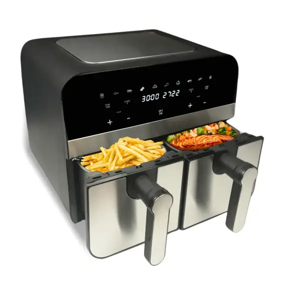 Comfy Nest CN-AFD45NS Dual Air Fryer 9L 1700W – Dvostruka Friteza na Vrući Zrak s 2 Košare