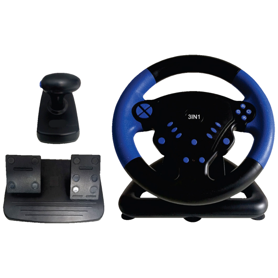 Connect XL Gaming volan 3u1, PS2/PS3/PC, vibracija, pedale - CXL-WH300