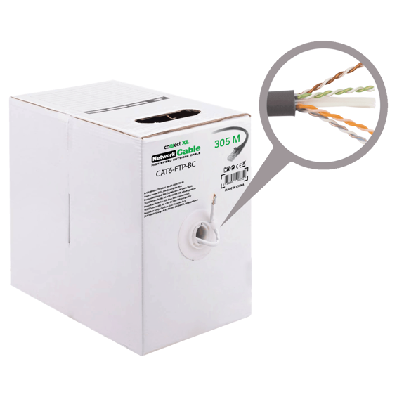 Connect XL Mrežni FTP kabl, CAT6, BC - CAT6-FTP-BC
