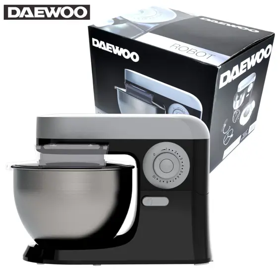 Daewoo SYM-1410 Kuhinjski Robot 700W s Posudom 5L – Planetarni Mikser s 10 Brzina