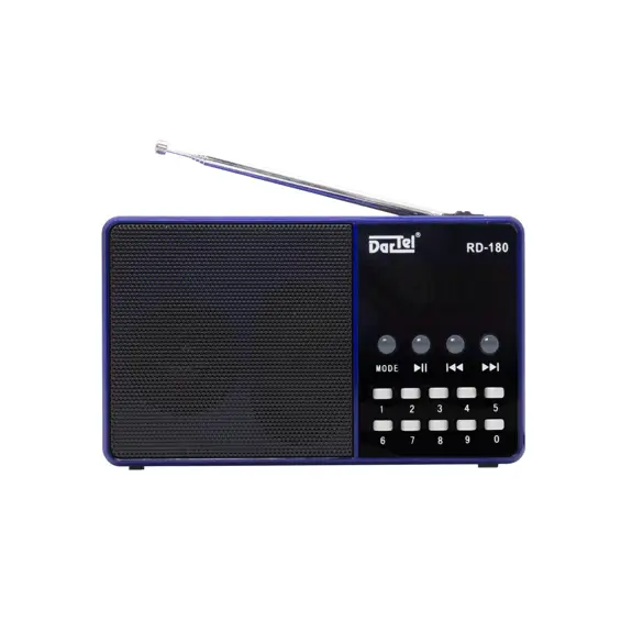 Dartel RD-180 FM Radio s Bluetoothom i Punjivom Baterijom – Plavi