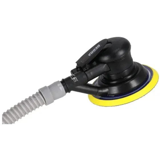 DEDRA DED6420 pneumatska ekscentrična brusilica 150 mm – 10.500 o/min, hod 2,5 mm, usis prašine