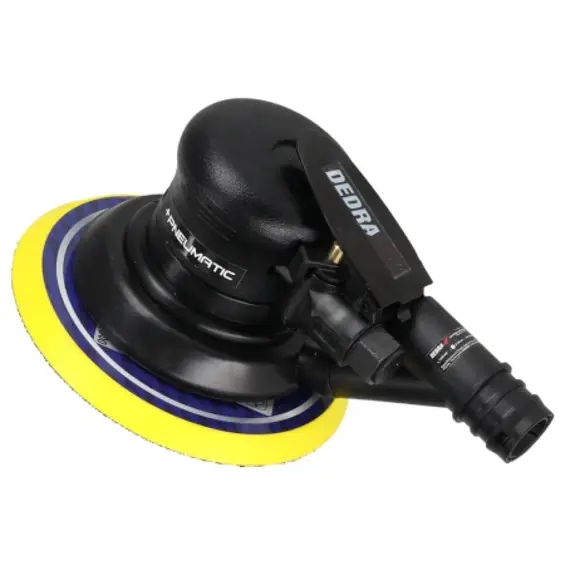 DEDRA DED6420 pneumatska ekscentrična brusilica 150 mm – 10.500 o/min, hod 2,5 mm, usis prašine