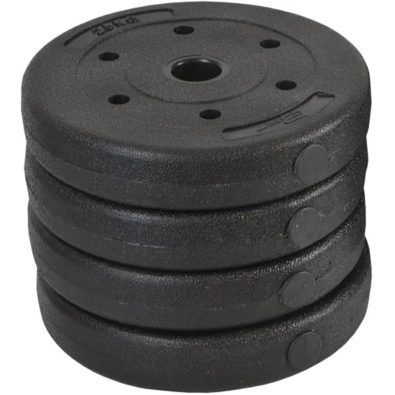 EB FIT 1033174 podesiva kompozitna bučica 10 kg – 4 × 2,5 kg utega, šipka 41 cm