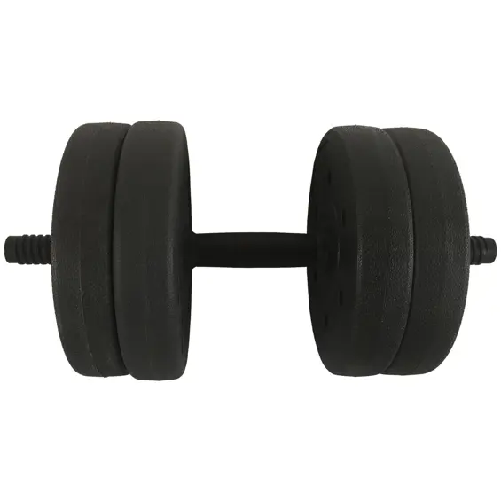 EB FIT 1033174 podesiva kompozitna bučica 10 kg – 4 × 2,5 kg utega, šipka 41 cm