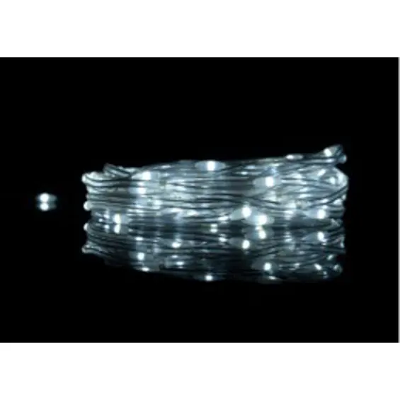 Eco Light ML61608 LED girlanda 10 m, 100 LED, 6500 K, USB, hladno bijela