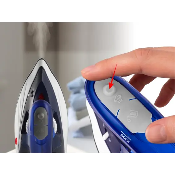ELDOM DA50 putno parno glačalo 900–1100 W – sklopiva ručka, keramička ploča, para 15 g/min, udar pare 70 g/min