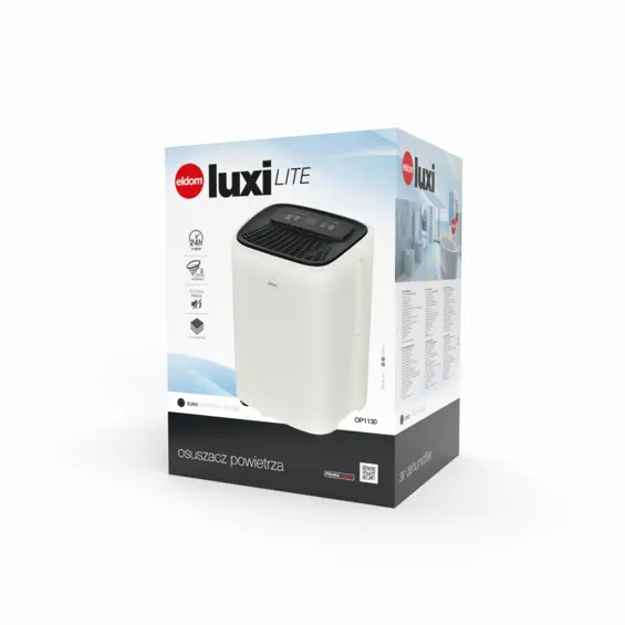 ELDOM OP1130 odvlaživač zraka 10 L/24 h – spremnik 2,3 L, protok zraka 100 m³/h, LCD zaslon