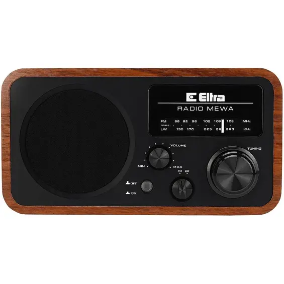 ELTA Seagull Black Radio – FM/AM Radio, Bluetooth, USB, microSD i Punjiva Baterija