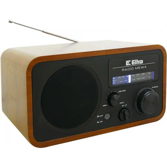 ELTA Seagull Black Radio – FM/AM Radio, Bluetooth, USB, microSD i Punjiva Baterija