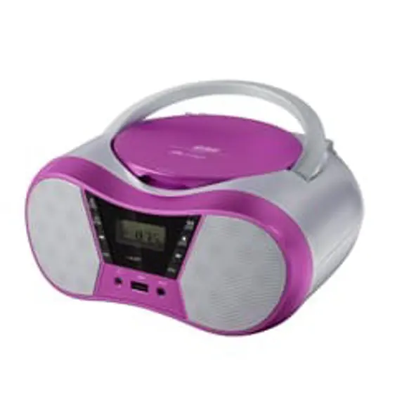 ELTRA Lila 2 prijenosni CD/MP3 boombox s Bluetoothom, USB-om i FM radiomELTRA Lila 2 prijenosni je stereo boombox koji objedinjuje CD i MP3 reproduktor, Bluetooth povezivanje, USB čitač i digitalni FM