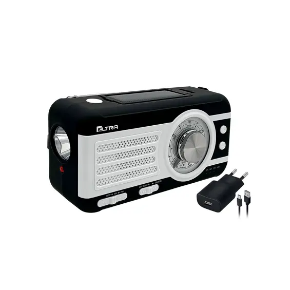 ELTRA Safari WB-1 prijenosni radio s dinamo i solarnim punjenjem