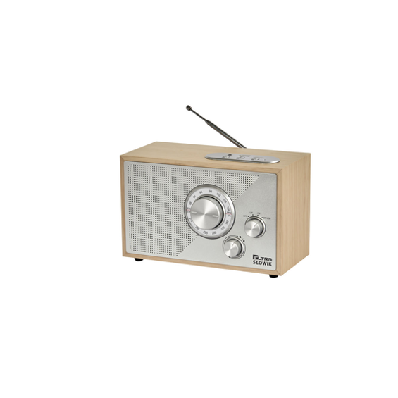 ELTRA SŁOWIK USB/BT Radio – FM/LW Radio, Bluetooth, USB, microSD, Retro Drveno Kućište