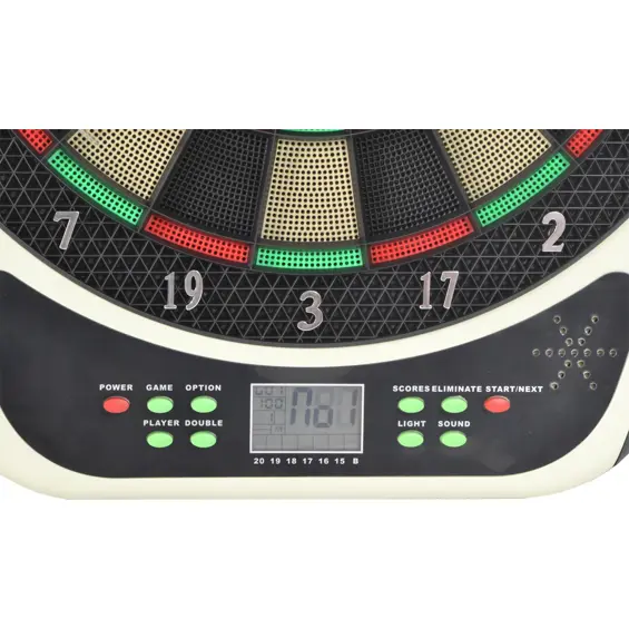 ENERO 1029559 elektronički pikado 50,5 cm – 18 igara, 159 varijanti, 6 strelica, za 1–8 igrača