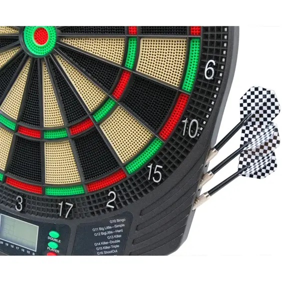 Enero elektronički pikado 47 cm s LED zaslonom i 6 strelica