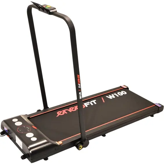 ENERO FIT W100 sklopiva električna traka za trčanje 552 W – 1–12 km/h, daljinski upravljač, do 100 kg