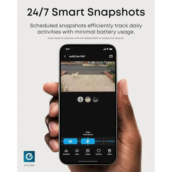 eufyCam E40 – Komplet za nadzor s 2 kamere i centralnom bazom