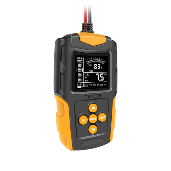 Eurokomp E6150 digitalni tester akumulatora 12/24 V – SOH, SOC, CCA, test alternatora