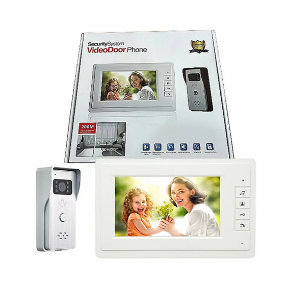 Eurokomp E6255 video portafon s kamerom i 7" LCD zaslonom, Full HD, IR noćni vid