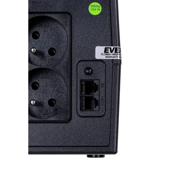 EVER EASYLINE 650 AVR USB UPS – 650 VA / 360 W, LCD Zaslon, AVR, USB i Cold Start