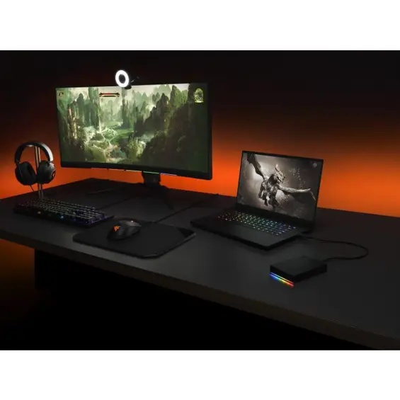 Gaming Vanjski Tvrdi Disk Seagate FireCuda 1TB RGB | 2.5", USB 3.2 Gen 1, Prijenosni HDD